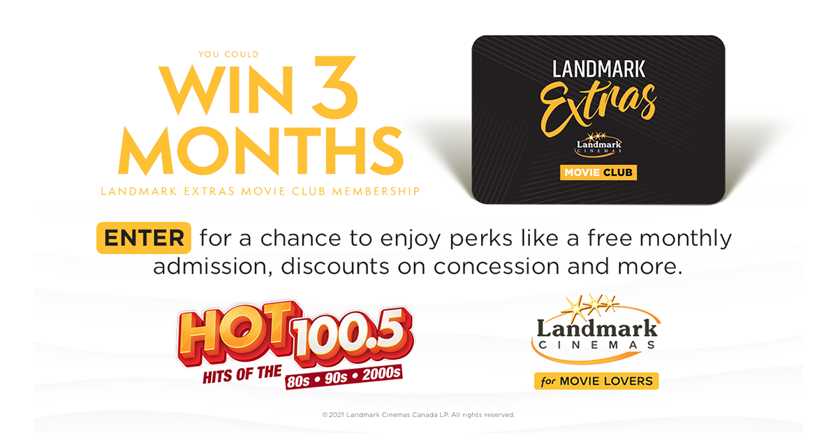 Win a Three Month Landmark Extra Movie Club Membership